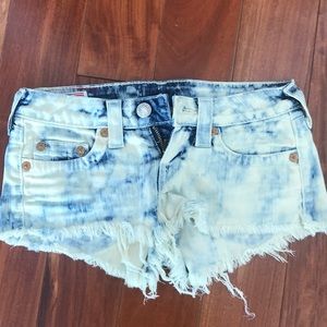 True religion Jean shorts
